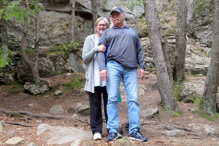 Nana and Papa at Gonic Trails