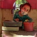 Playing at the Mud Kitchen at School