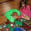 Playing With Her New Treehouse