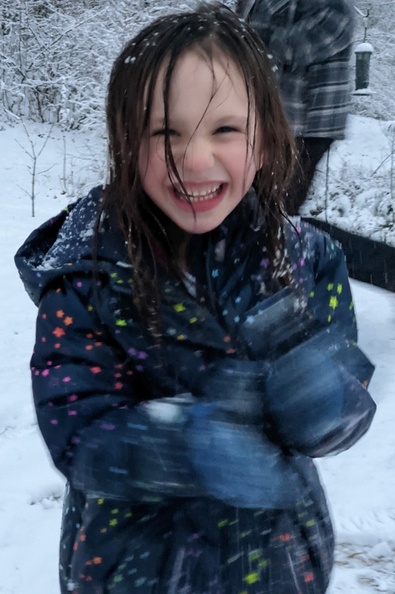 Snow Makes Her Feel So Alive