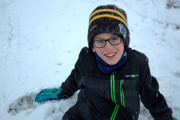 My Boy in the Snow