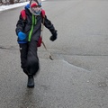 Kicking Ice on the Way to the School Bus