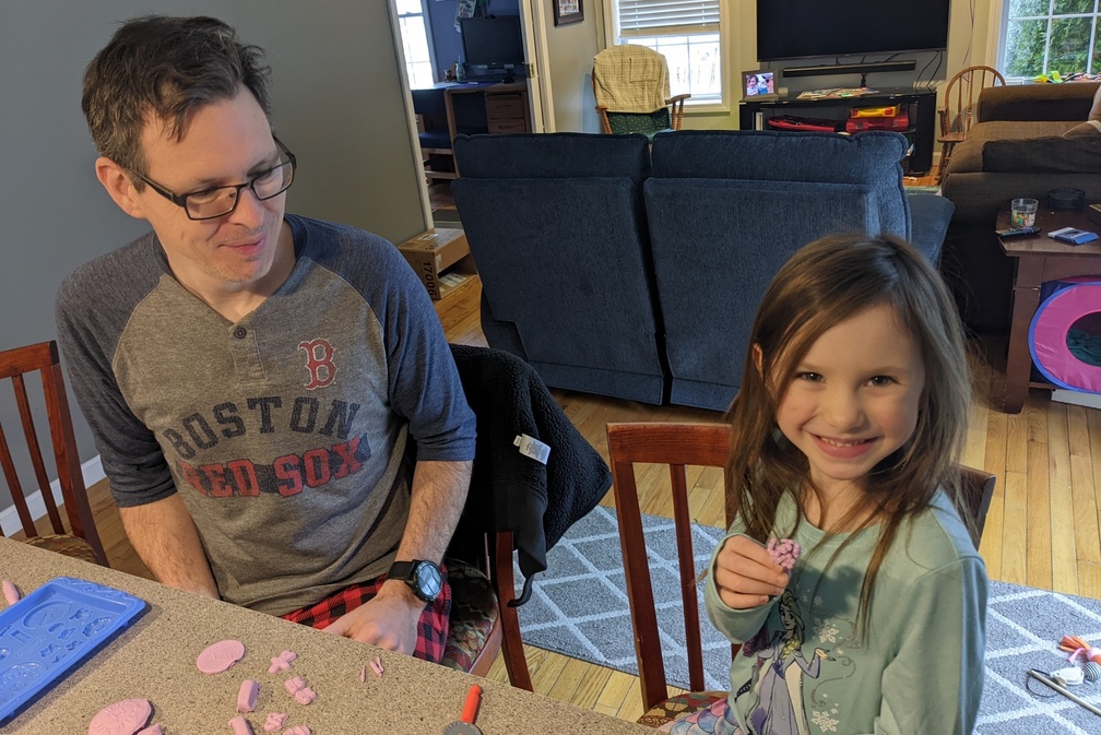 Daddy Makes the Best Playdough Shapes