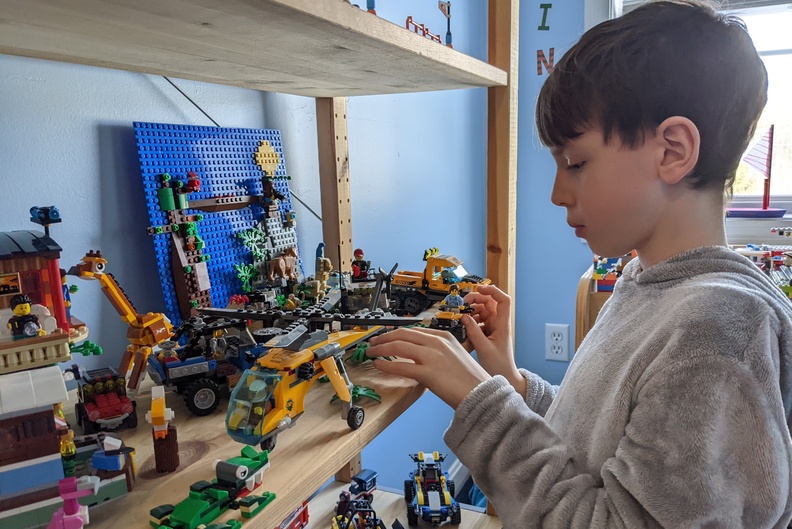 Rearranging to Get all the Lego to Fit