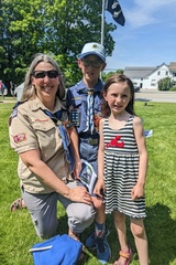 At Memorial Day For Scouts
