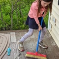 Cleaning the Porch of Her Sand.jpg
