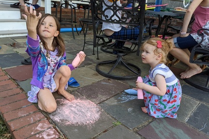 Showing Sydney Her Chalk Hands
