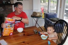 Cereal With Grandpa