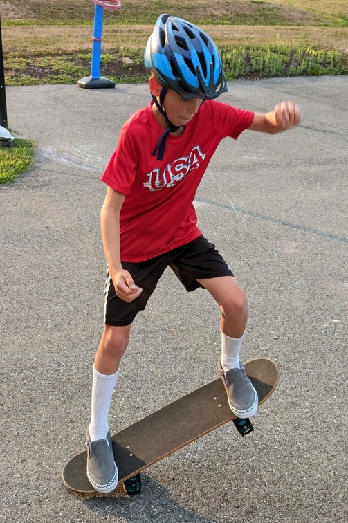 Working on His Skateboard Tricks.MP
