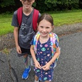 Waiting for the Bus with Her Big Brother.MP