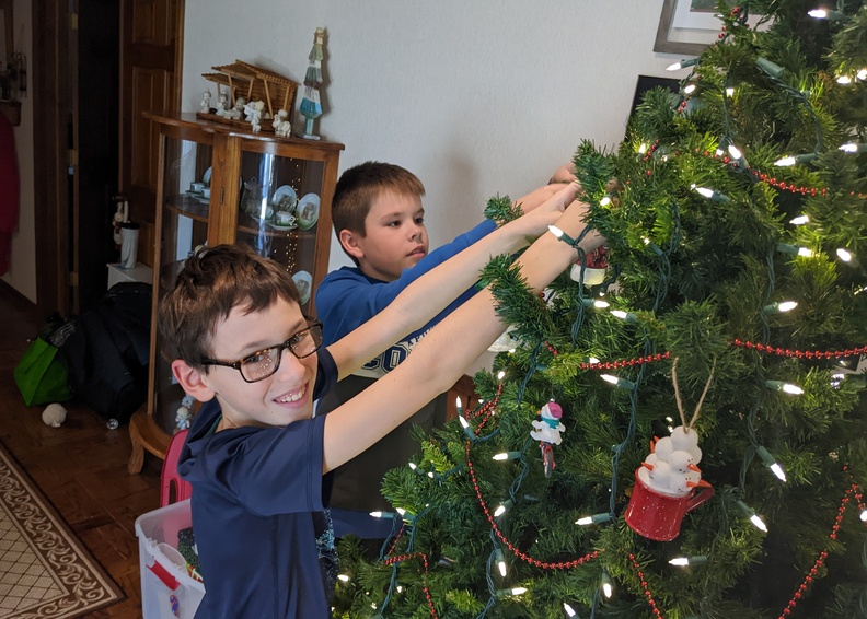 Boys Helping to Hang Ornaments.jpg