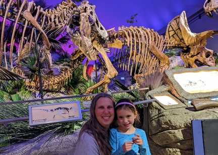 Dinosaur Exhibit With Mommy