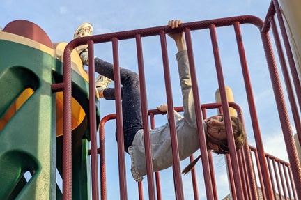 Just Hanging at the Playground