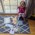 Evie and Her Spring Art Projects.jpg