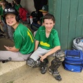 Two Buddies in the Dugout