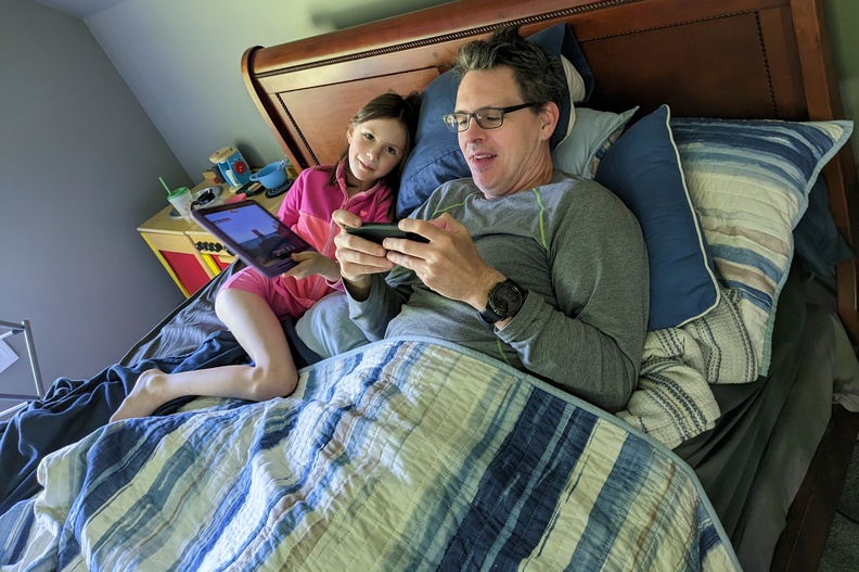 Morning Minecraft With Daddy