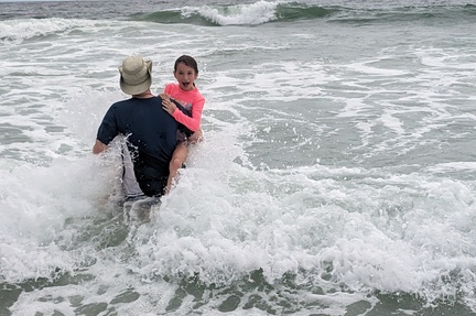 Daddy Kidnapping Her to the Waves