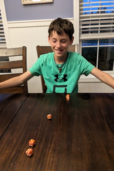 Smiling at the Ease of Farkle