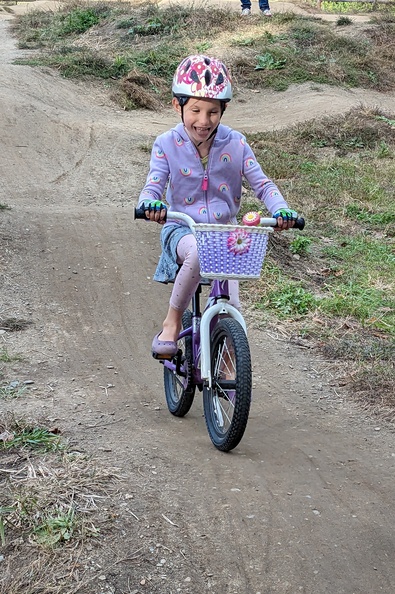So Excited For Her First Pump Track