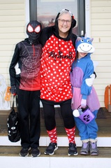 Excited to Go Trick or Treating With their Nana