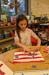 Making Her Veterans Day Mural
