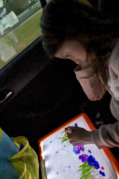 Coloring in the Car