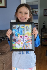 Her Completed Seven Year Old Frame