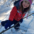 Snowy Branch Fun