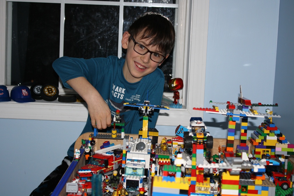 Refining His Lego Scene
