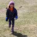 Crazy Girl Running Down the Hill