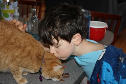 Easter Kitty Treats and a Good Morning Kiss