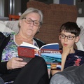 Reading to Nana
