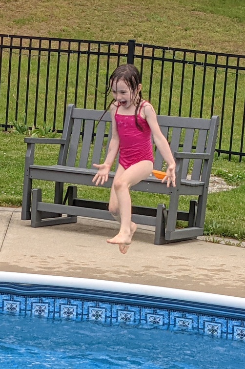 Levitating Above the Pool