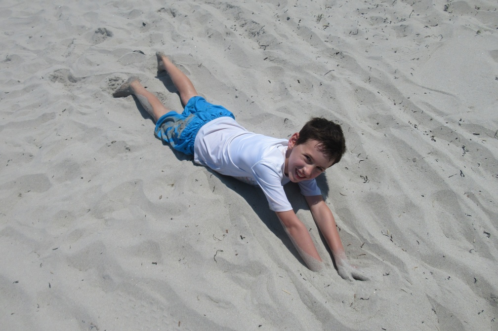 Hes Rolling in the Hot Sand