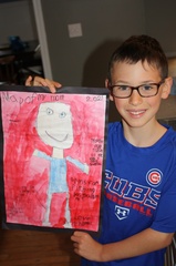 Thomas and His 2021 Mothers Day Art
