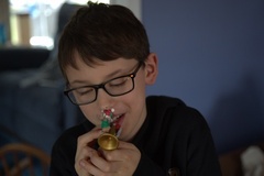 Playing the Trumpet Ornament