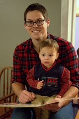Plaid Father and Son