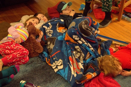 A Pile full of Exhausted Children