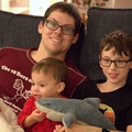 Couch Chilling With Owen and Tippy Shark