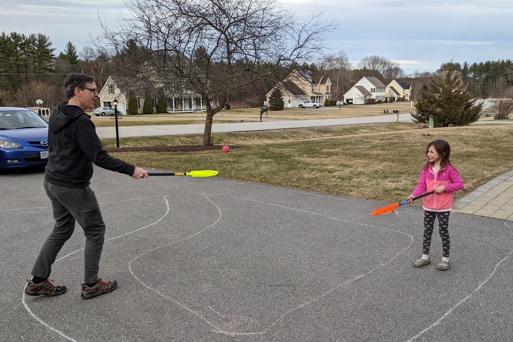 Lacrosse Catch with Daddy