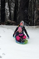 Sledding Together is the Best