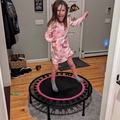 Her Own Mini Trampoline