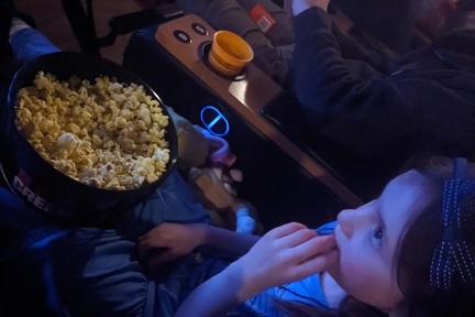 Mario Movie and a Big Bucket of Popcorn