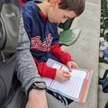 Trying His Hand at Keeping Score
