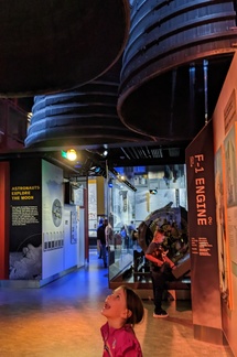 Looking Up at the Saturn V Engines