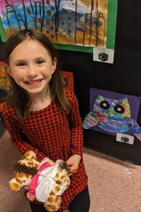 Evies Owl at the Art Show