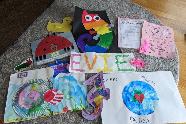 Evie Spring Kindergarten Art