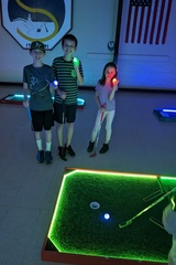 Glow Golf at the Library