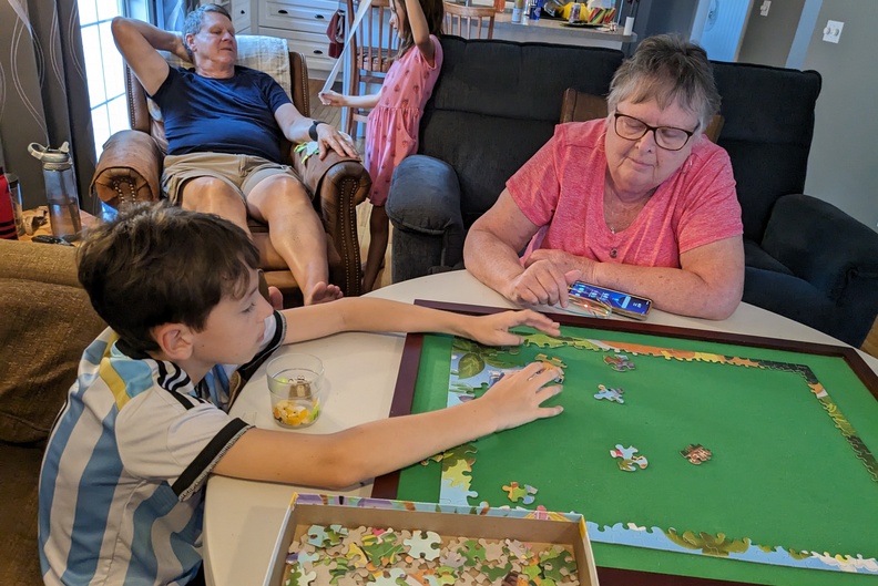 Puzzle Time with Grandma
