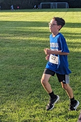 Finishing His First XC Race of the Year